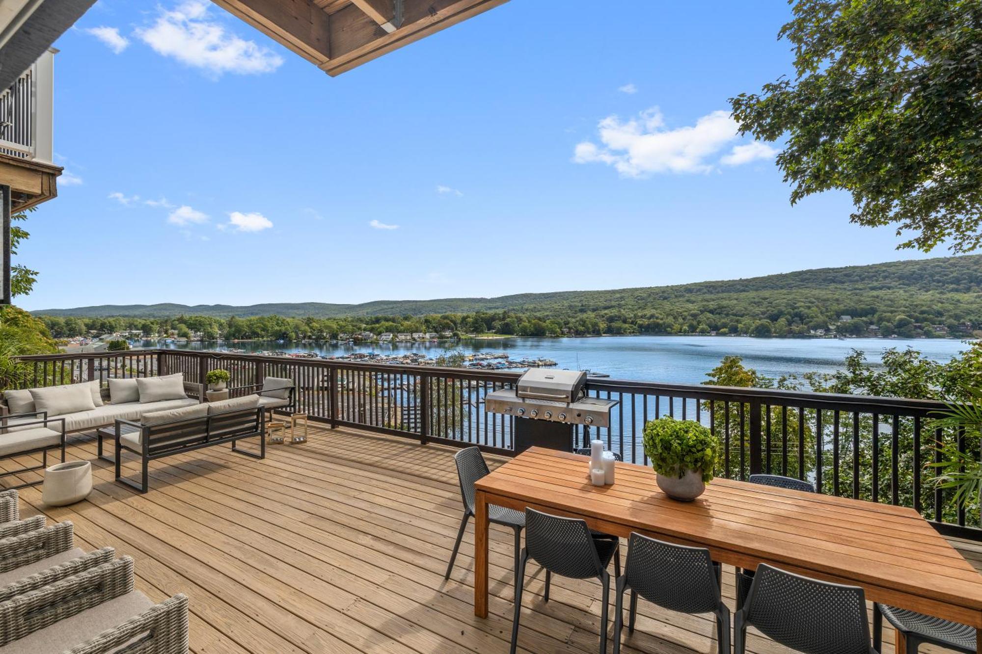 Lakeview House - Hot Tub - Firepit - Stunning Views - Spacious Deck - Cozy Living Room - Bar Greenwood Lake ภายนอก รูปภาพ