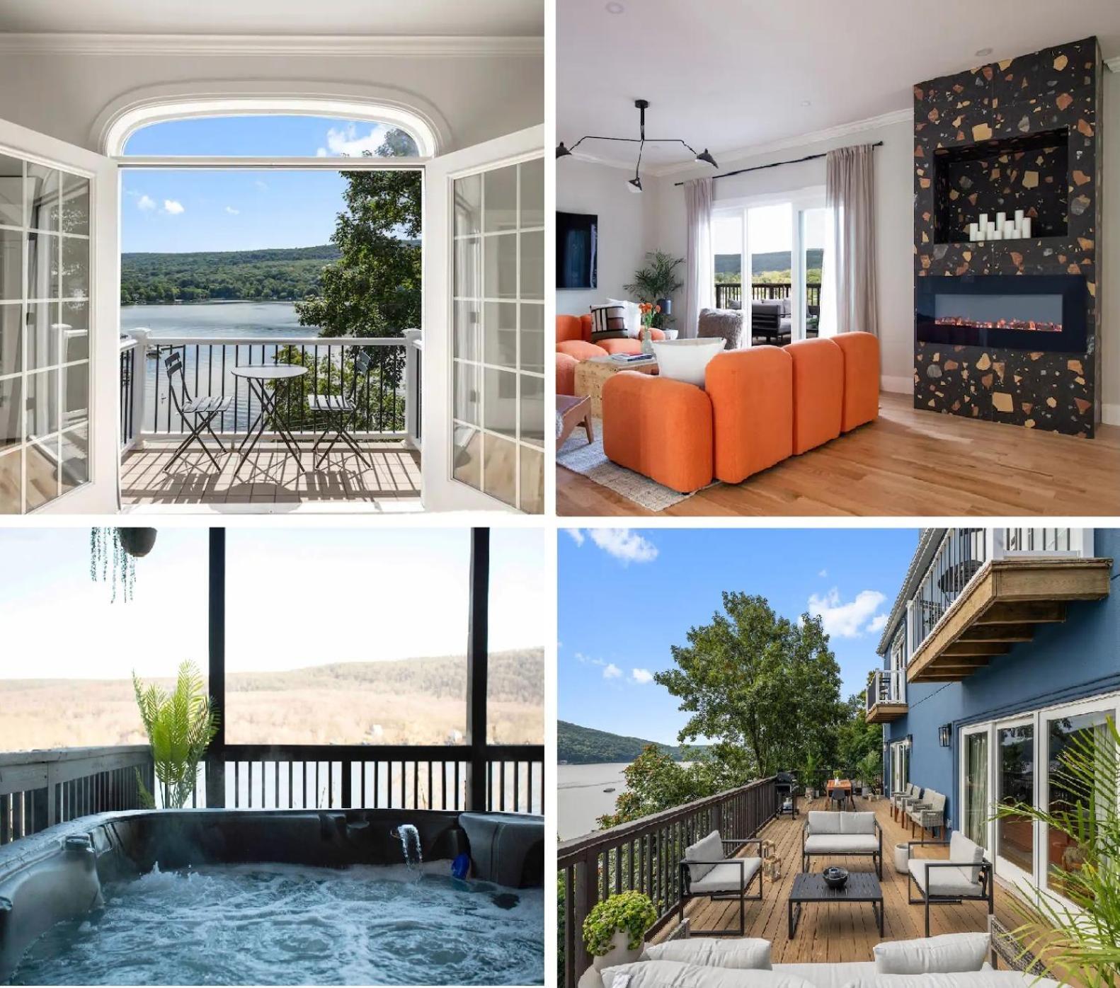 Lakeview House - Hot Tub - Firepit - Stunning Views - Spacious Deck - Cozy Living Room - Bar Greenwood Lake ภายนอก รูปภาพ